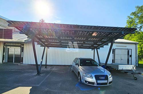 聚光全球！邁貝特BIPV光伏車棚系統(tǒng)實(shí)現(xiàn)跨界融合