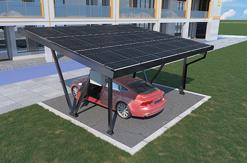 新品首發(fā)第一彈！排水包邊BIPV車棚系統(tǒng)全面防水，打造功效美